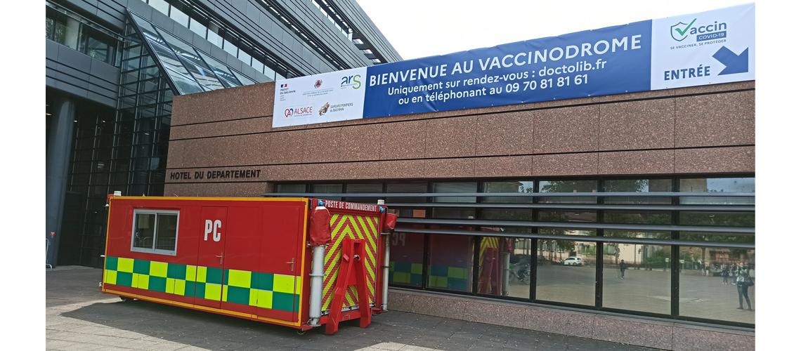 Le vaccinodrome à Strasbourg